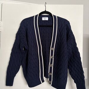 Old Navy Dark Blue Knit Sweater